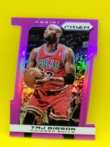 Taj Gibson 2013-14 Prizm PURPLE DIE-CUT PRIZM #12 ***39/49***