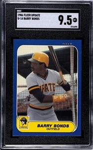 1986 Fleer Update - Barry Bonds #U-14 (RC) SGC 9.5 - Bild 1 von 2