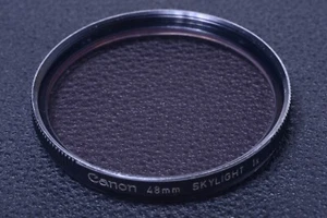 ✅ CANON SKYLIGHT 48MM FILTER GENUINE LENS OR CAMERA SCREW IN 110-3 - Picture 1 of 2