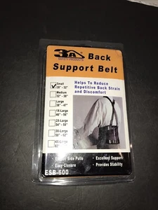 3 A Safety Products Back Support Belt Size Small 28"-32" - Picture 1 of 9