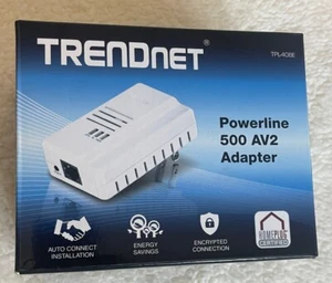 TRENDnet TPL-408E2K Powerline 500 AV2 Adapter Kit - Picture 1 of 7