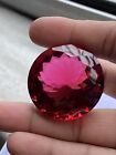 Lab Grown Ruby Round Cut Loose Cut Gemstone 40x40 MM