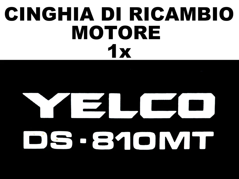 ★CINGHIA DI RICAMBIO MOTORE 1 x PROIETTORE SUPER 8 mm YELCO DS 810 MT ★ - Immagine 1 di 1
