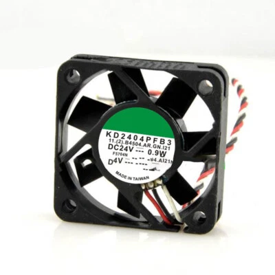 For SUNON KD2404PFB3 DC24V 0.9W 4CM 40*40*10mm Inverter Cooling Fan 3pin - Image 1 of 3