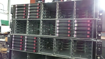 1x HP Storageworks D2700 Disk Array 25x SFF AJ941A + Rail Kit - INC 10 CADDIES - Image 1 of 2