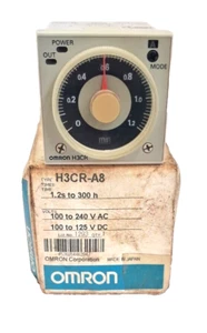 OMRON H3CR-A8 TIMER 100 TO 240 V AC 100 TO 125 V DC - Picture 1 of 9