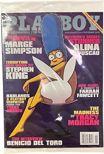 Playboy Magazine 2009 November Marge Simpson Factory Sealed - Imagen 1 de 4