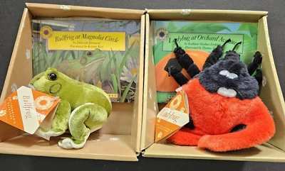 Smithsonian Nature Science Set de 2 Ladybug/Frog Book y Peluche Juguete de Peluche Foto 1 de 4
