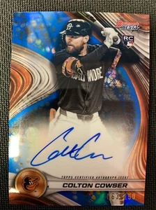 2024 Bowman's Best COLTON COWSER RC Best of 2024 Blue Refractor Auto /150 - Picture 1 of 14