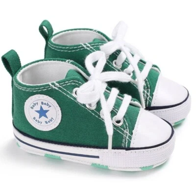 Toddler Baby Boy/Girl Soft Sole Crib Shoes Sneakers 0-18 M - Image 1 of 4