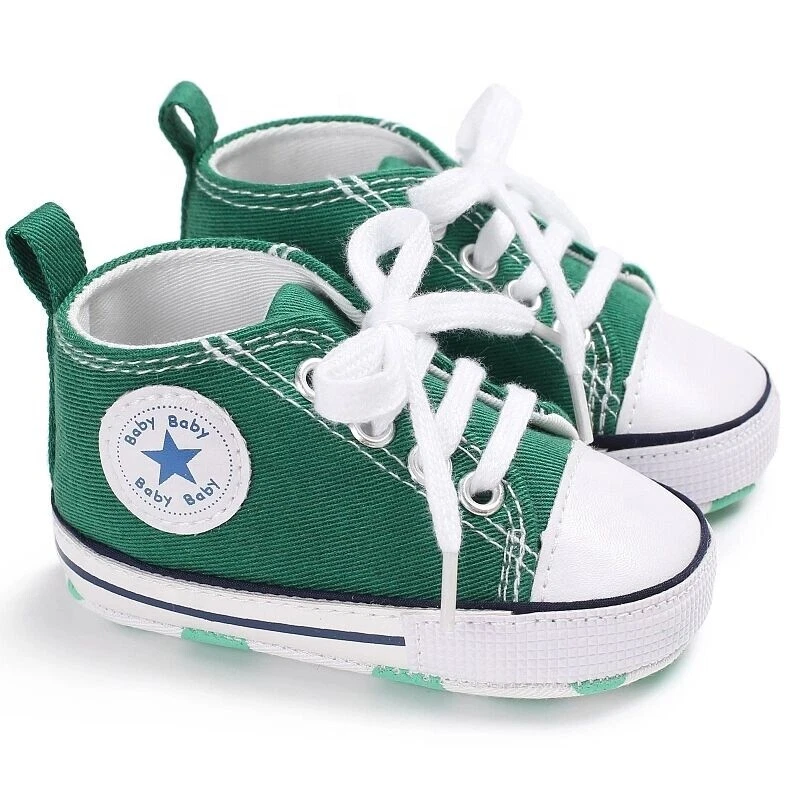 Toddler Baby Boy/Girl Soft Sole Crib Shoes Sneakers 0-18 M - Image 1 of 4