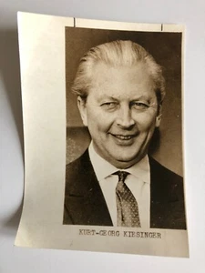 Vintage Original Press Photo Kurt Georg Kiesinger - Picture 1 of 2