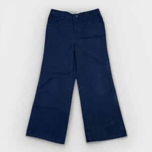 French Toast Girls Bootcut Uniform Pants Size 5 Navy Blue School Pull On - Picture 1 of 3