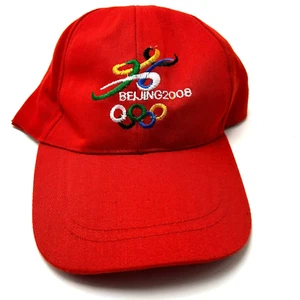 Gorra deportiva de los Juegos Olímpicos de Beijing 2008 con correa roja China #26 C - Imagen 1 de 9