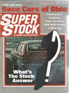 SUPER STOCK 1970 DEC - PINTO RACERS, FUEL SYS, INDY PROJ CARS, RACE CARS - OHIO* - Imagen 1 de 1