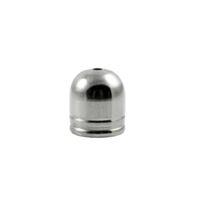 6 Edelstahl Endkappen Ø 8 mm Armband herstellen Schmuck ID8 Endstück - Bild 1 von 2