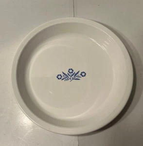 Vintage Corning Ware P-309 weiß Kornblumenblau 9" Kuchenplatte Backform - Bild 1 von 11