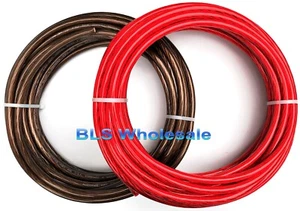 Cables de alimentación ultra flexibles de 40 pies cada uno rojo y negro calibre 4 cables de cable automático para automóvil - Imagen 1 de 15