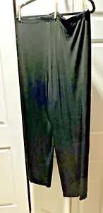 Linden Hill Black Acetate Spandex travel Pant Elastic Waist Sz XL 1X 40-44x30 - Picture 1 of 5