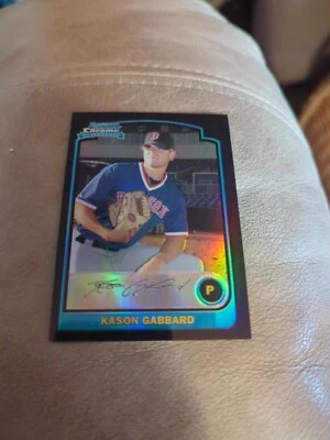 2003 Bowman Chrome Refractors #215 Kason Gabbard RC Rookie Card - Image 1 of 2