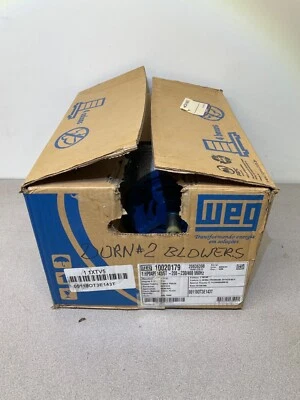 NEW WEG 00118OT3E143T 1 HP Motor; 3 Phase, 230/460 V, Frame E143/5T; 10020179 - Image 1 of 4
