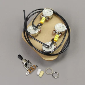 FLEOR Prewired 2T2V Wiring Harness Kit 3-Way Toggle Switch für LP Style Gitarre - Picture 1 of 5