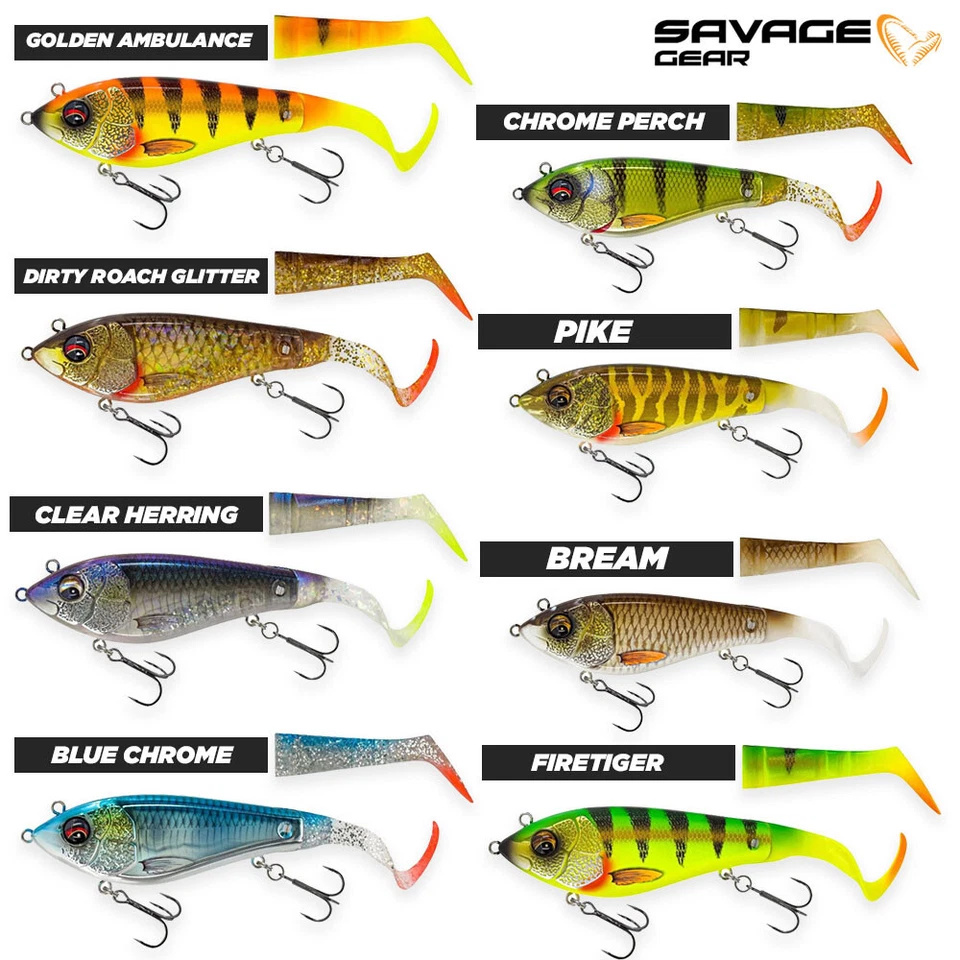 Savage Gear Deviator Tail Fishing Lure - Includes 2 Tails - All Sizes - NEW 2024 - Image 1 of 1