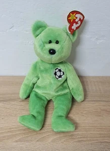Plüschtier Stofftier Bär Kicks TY Beanie 20 cm Top Zustand Selten - Bild 1 von 10