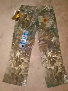 Girl's Carhartt Real Tree Xtra Brown Camo Jeans ~ Size 4 * (Brand New w/ Tag!) - Picture 1 of 4