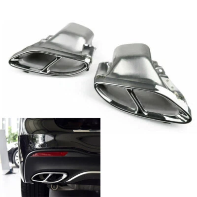 Tubos de punta de escape modificados para Mercedes Benz Clase C E S W205 W212 2014-2016 Foto 1 de 4