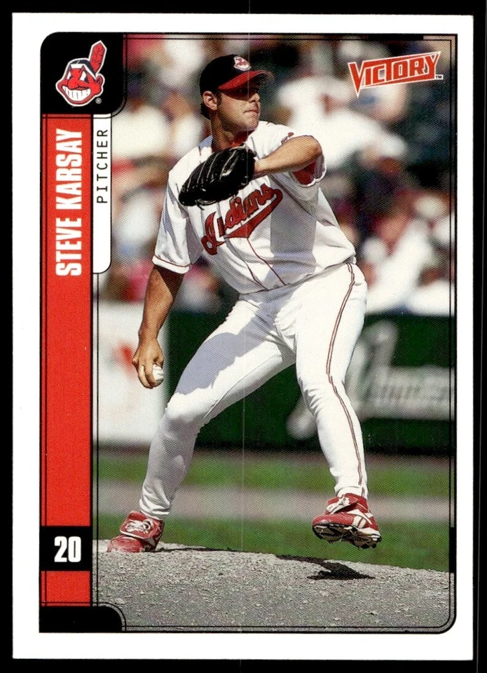2001 Upper Deck Victory Steve Karsay Cleveland Indians #90 - Image 1 of 2