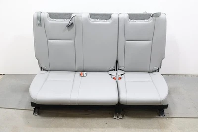 Toyota Highlander 2019 tercera fila conjunto de asientos de cuero sintético OEM gris_La10 Foto 1 de 4