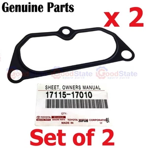 Genuine LandCruiser HDJ81 HDJ80 HDJ100 1HD T Intake Manifold Pipe Gasket x2 - Picture 1 of 2