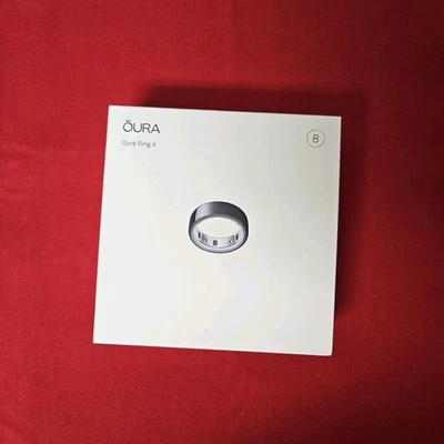 OURA Ring Gen 4 - BLACK - Size 8 -New + Sealed  SIZE BEFORE PURCHASE - Image 1 of 3