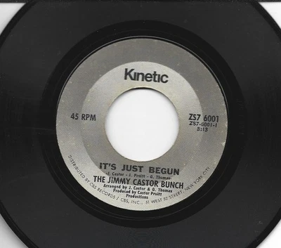 FUNK / SOUL 45 - THE JIMMY CASTOR BUNCH - IT'S JUST BEGUN - HEAR - 1970 KINETIC - Image 1 of 2