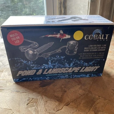 Cobalt Pond & Landscape LED Light Spotlight Submersible Multi-Color NEW - Image 1 of 2
