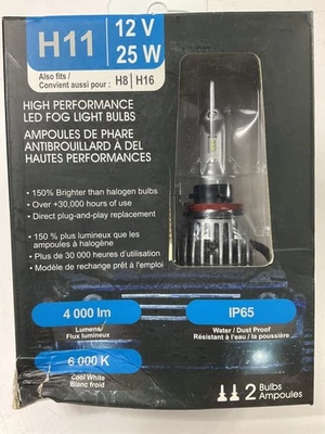 Pilot PL-H11 Alto Rendimiento H11 LED Luz Antiniebla / Bombillas de Conducción, PAR Foto 1 de 4