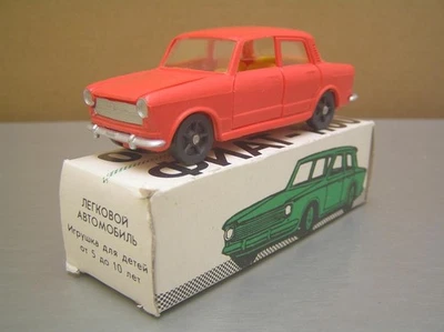 Russian Mebetoys Fiat 1100R Scarce Plastic 1/43 scale toy made in USSR MIB - Image 1 of 4