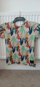 Paul Smith Ladies XS T Shirt 100% Cotton Brand New With Tags Multi Coloured - Picture 1 of 3