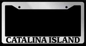 Chrome METAL License Plate Frame CATALINA ISLAND Auto Accessory 1171 - Picture 1 of 1