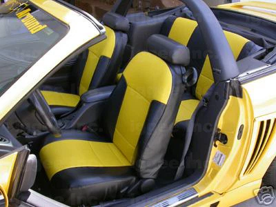 FUNDA DE ASIENTO PERSONALIZADA TIPO CUERO FORD MUSTANG 1987-1993 Foto 1 de 1