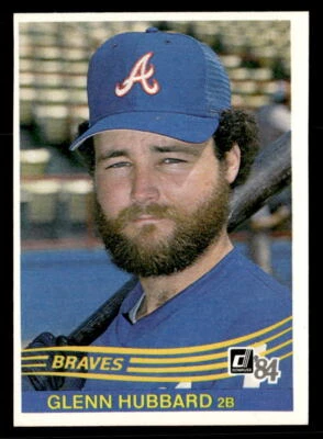 Glenn Hubbard 1984 Donruss  Card #432 Atlanta Braves - Image 1 of 2