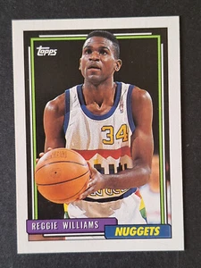 Reggie Williams #13 Denver Nuggets Card Topps NBA 1992-1993 - Picture 1 of 2