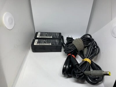 lot of 2 Genuine Lenovo ThinkPad 65W AC Adapter 92P115 - Image 1 of 4