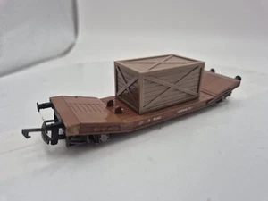 Hornby OO Gauge BR Lowmac Wagon B904662 WITH LOAD - Picture 1 of 5