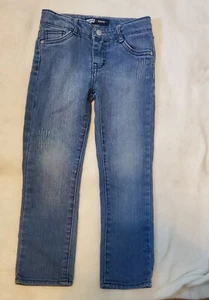 Pantalones de mezclilla ajustados Levis Signature para niñas jóvenes con diseño de bolsillos lentejuelas talla 5 regulares - Imagen 1 de 6