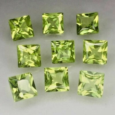 9 Pcs Peridot with total 6.45 ct - Image 1 of 4