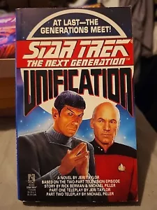 Star Trek TNG Unification By Jeri Taylor (1991, Paperback) - Picture 1 of 9