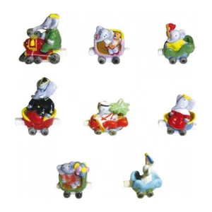 Babar auf Reisen _ Bohnen komplette Serie _ Miniatur Sammlung Vitrine - Bild 1 von 1