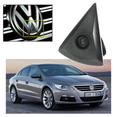 Car Front View Camera CCD Wide Degree Logo Embedded for VW CC 2009-2012 10 11 - Image 1 of 4